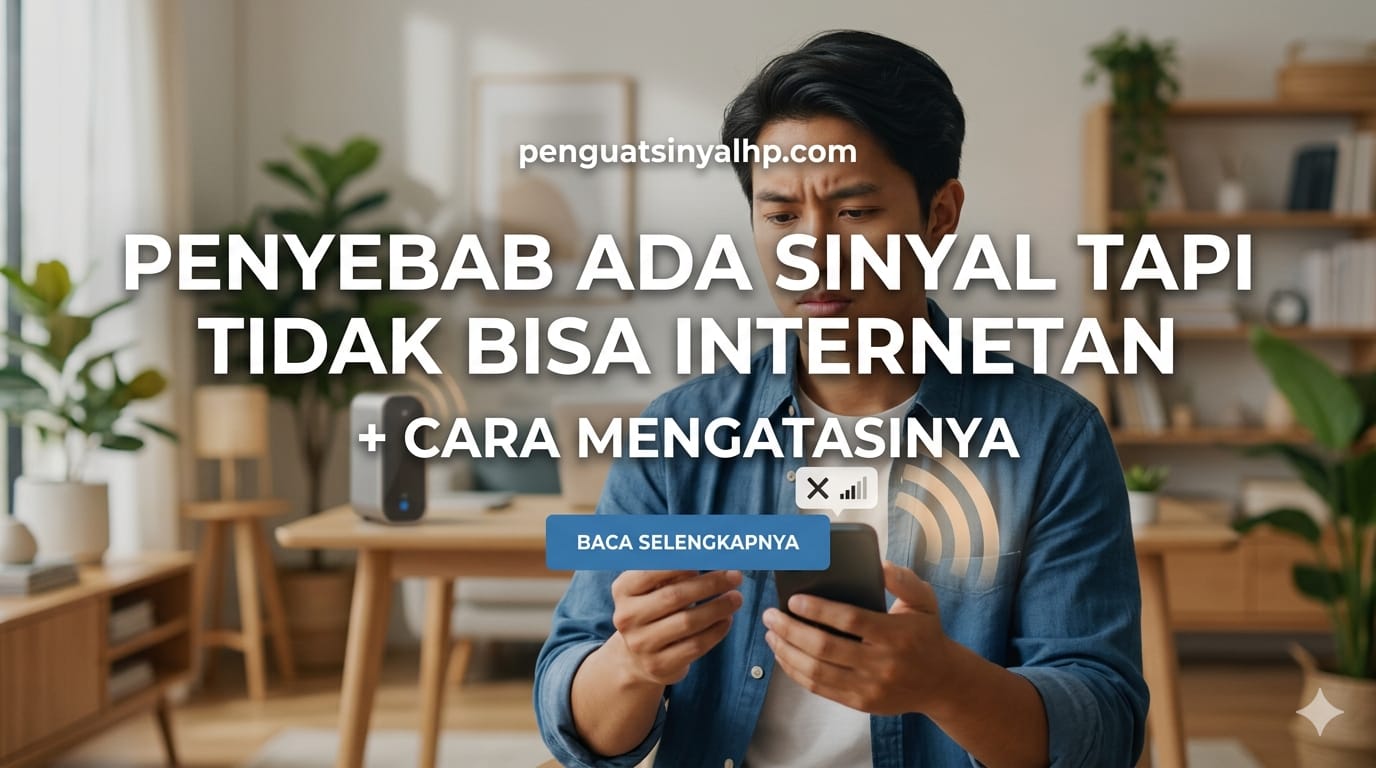 7 Penyebab Ada Sinyal Tapi Tidak Bisa Internet + Cara Mengatasinya