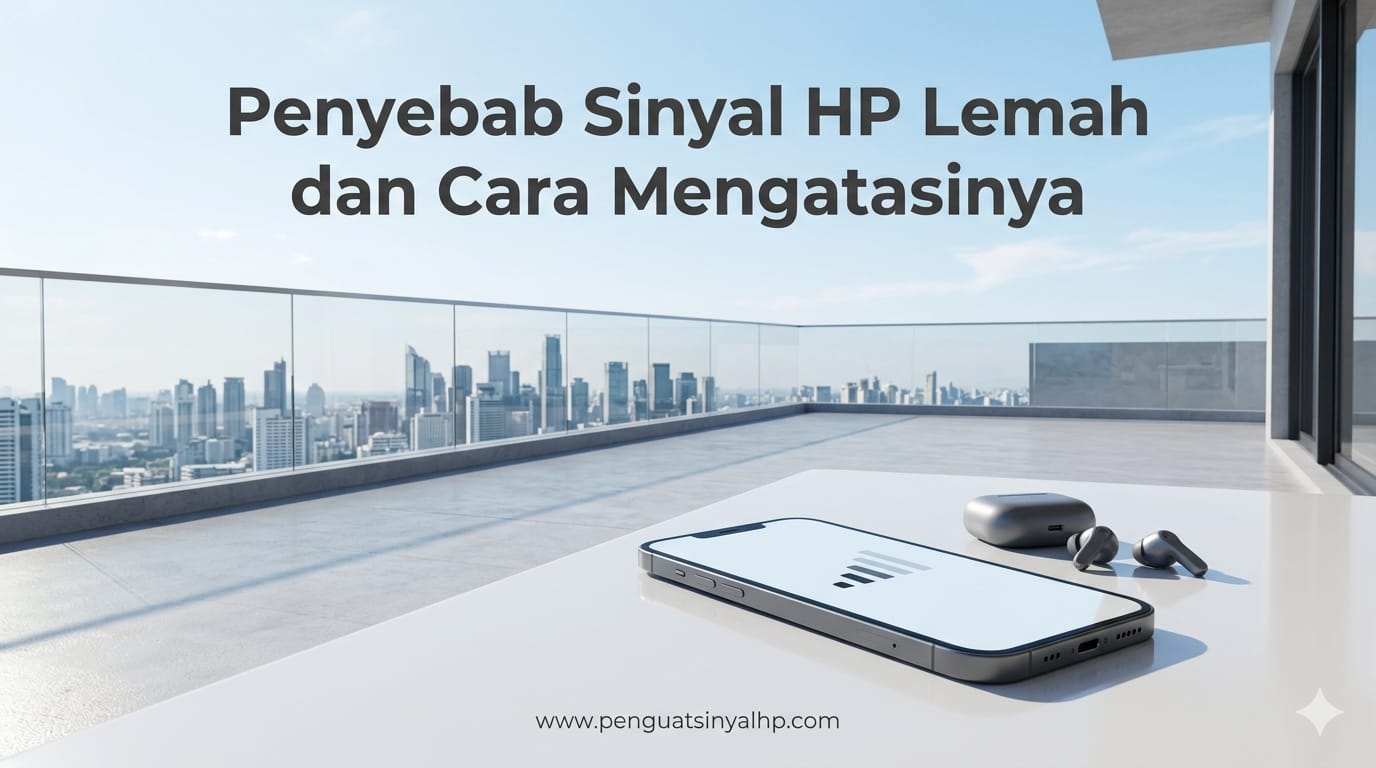 Penyebab Sinyal HP Lemah dan Cara Mengatasinya dengan Mudah