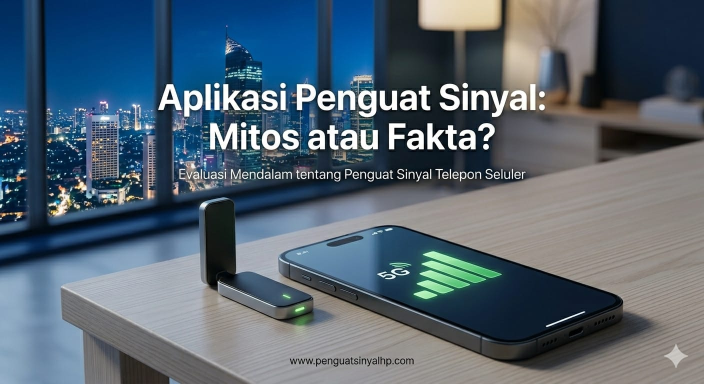 Aplikasi Penguat Sinyal HP: Mitos atau Fakta?